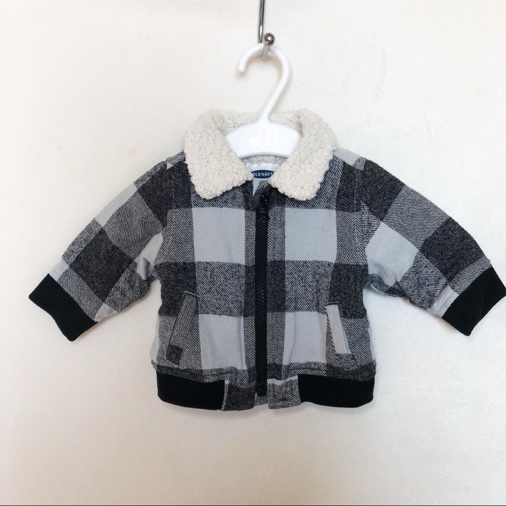 Baby boy plaid jacket 💕